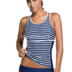 Blue Striped Tankini